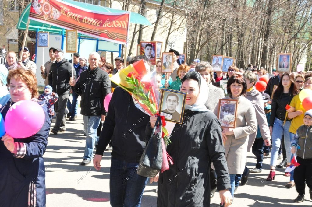 Актаныш быел да "Үлемсез полк" россиякүләм акциясенә кушылды