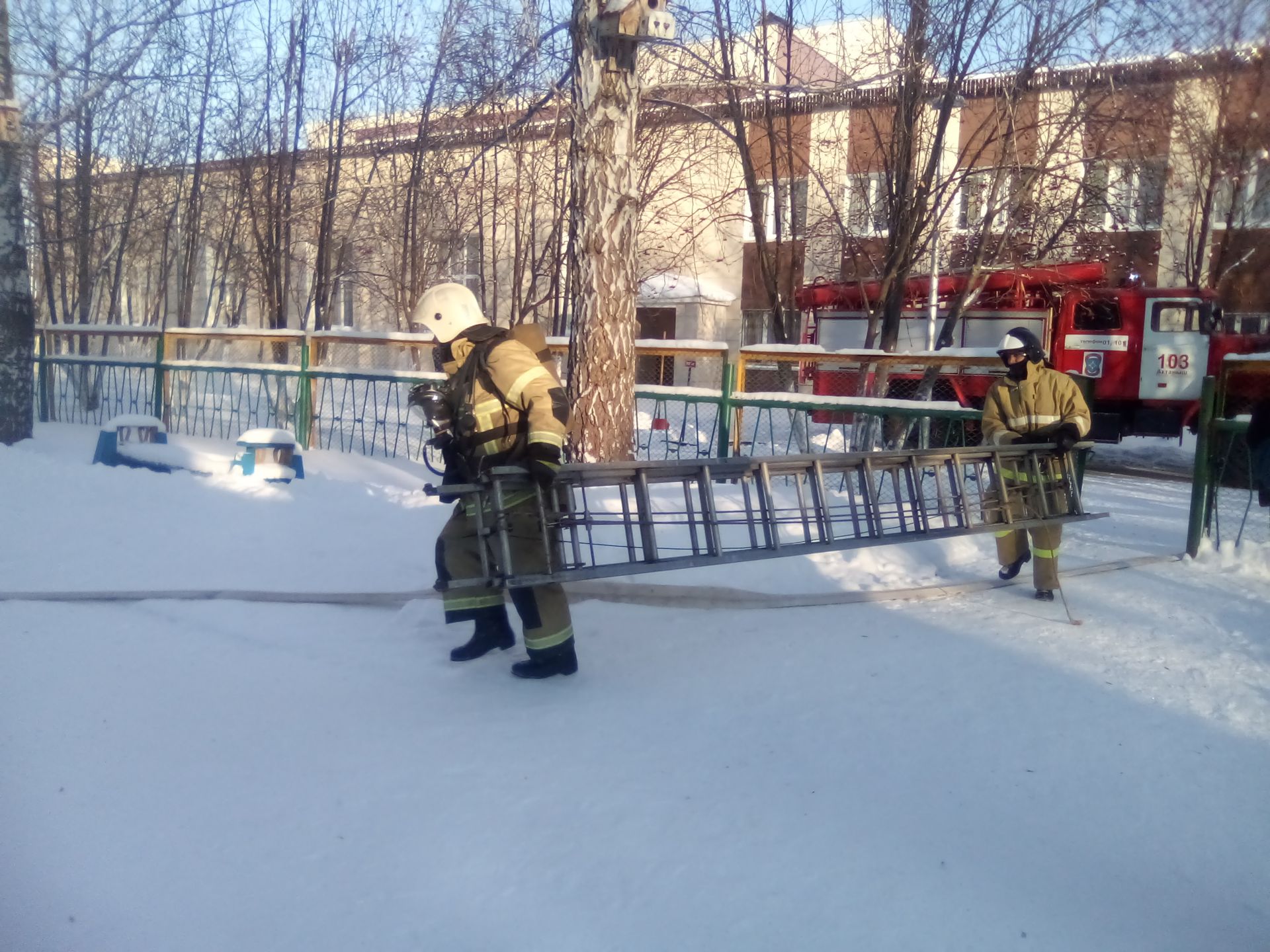 ЭТО ВАЖНО: В Актаныше прошли пожарно-тактические занятия