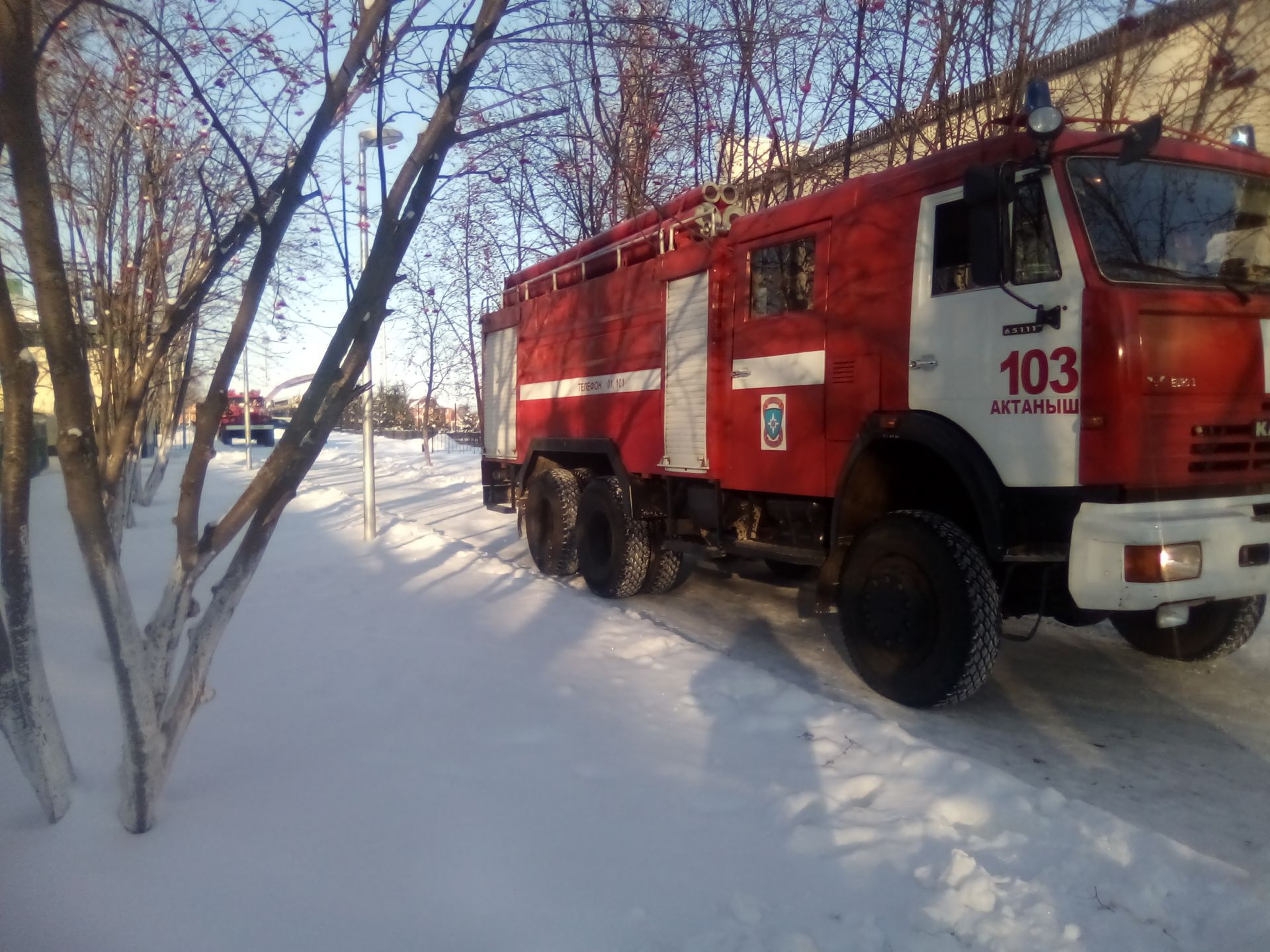 ЭТО ВАЖНО: В Актаныше прошли пожарно-тактические занятия