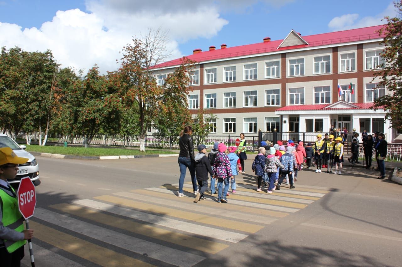 АКЦИЯ КЫСАЛАРЫНДА: "Ромашка"  балалар бакчасы “Куркынычсыз хәрәкәт"кә кушылды (+ФОТОЛАР)