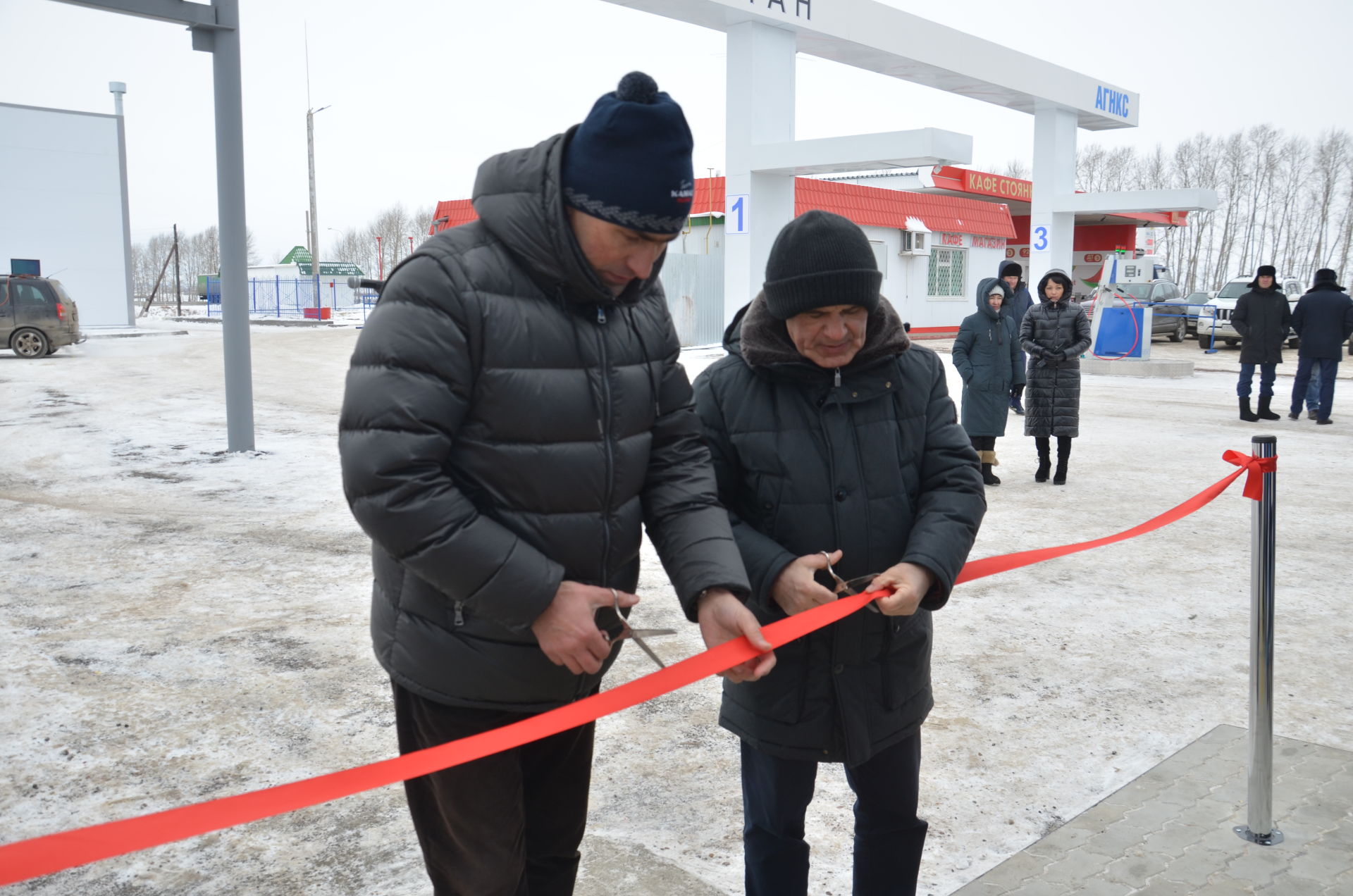 Иске Байсарда беренче метан газы ягулык станциясе ачылды