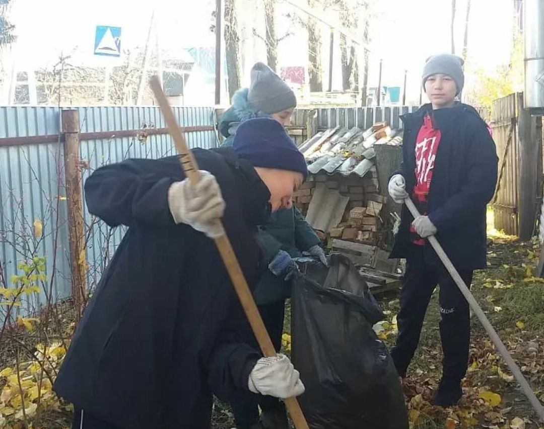 Пионерия ветераны Дәлия апа Хананновага волонтерлар ярдәм итте