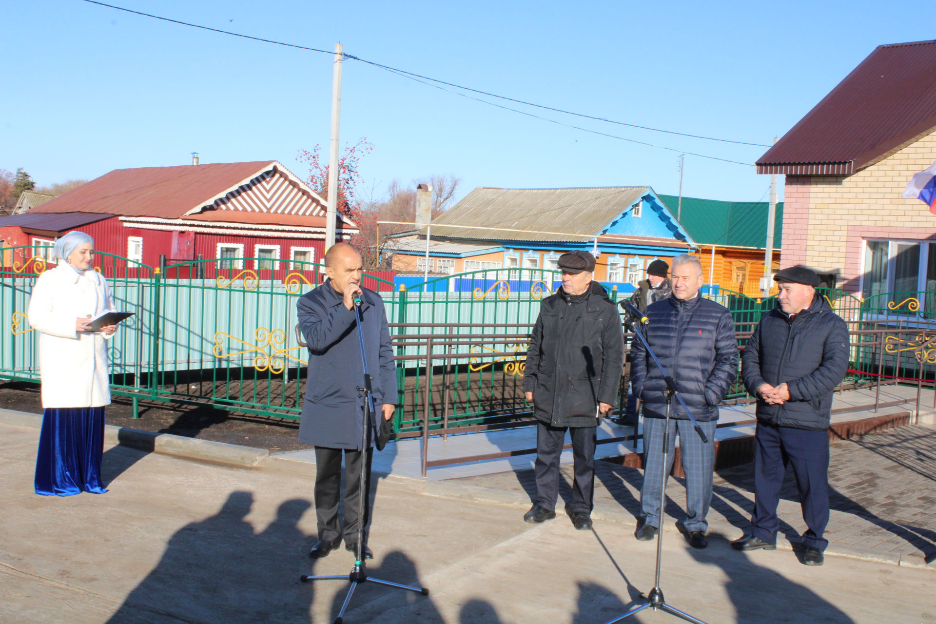 Бүген Пучыда өй туе:  Тантаналы төстә авыл җирлеге Башкарма комитетының яңа бинасы ачылды(фотолар)