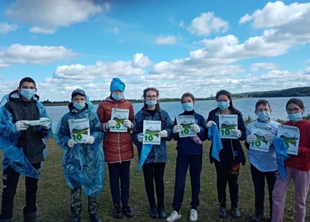 Татар Ямалысы мәктәбе укучылары "Россия сулыклары" акциясенә кушылды