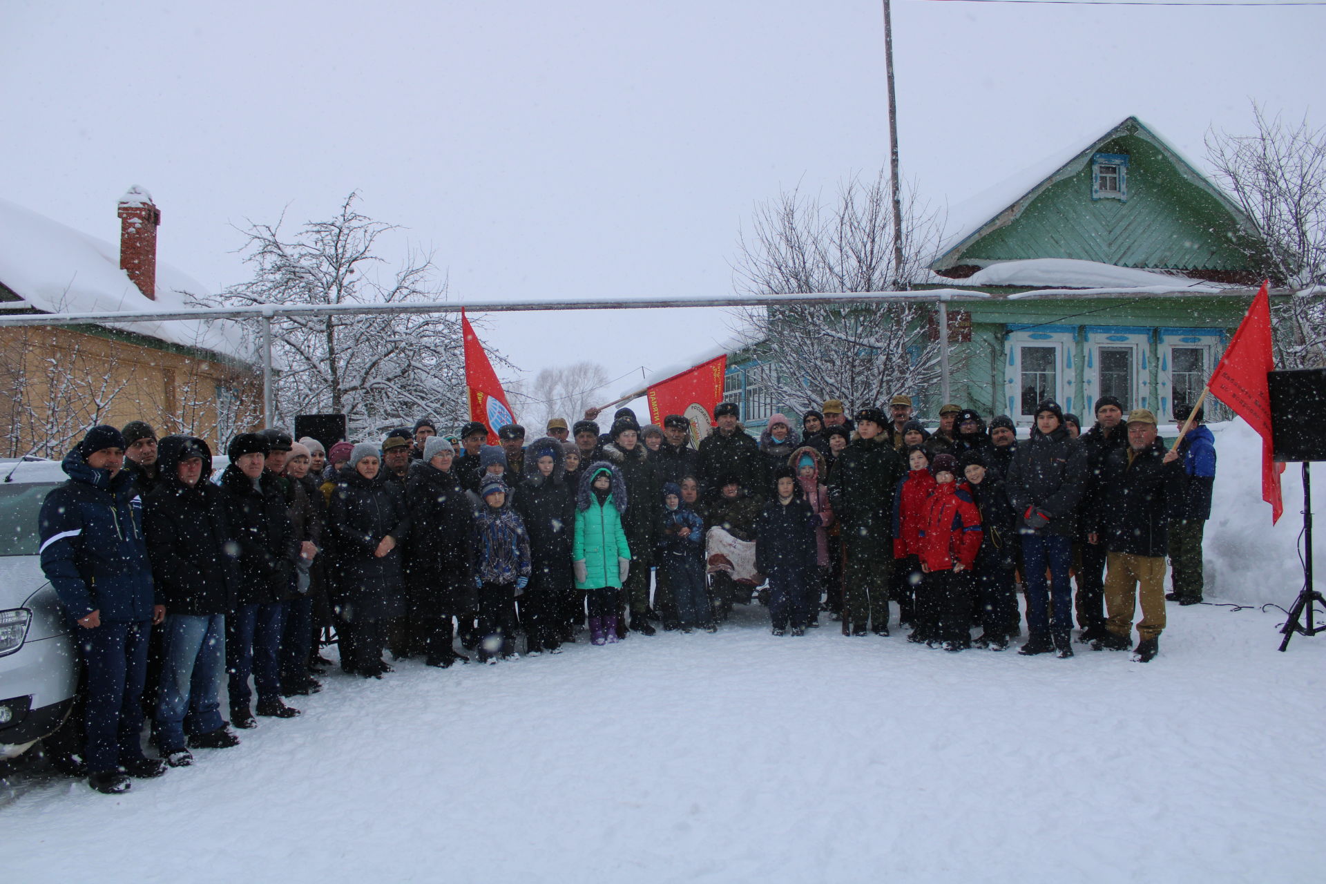 Татар Ямалысы авылында Әфган сугышы ветераны Зинфир Әнвәров яшәгән йортка истәлек тактасы куелды