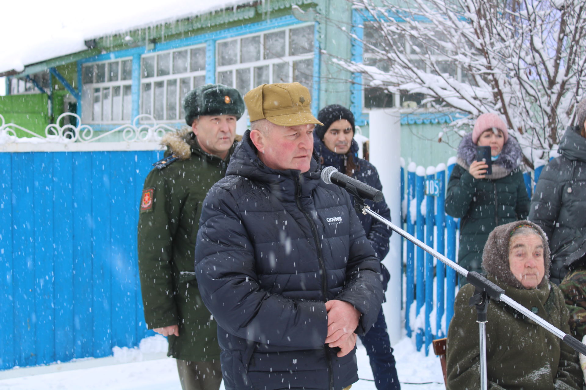 Татар Ямалысы авылында Әфган сугышы ветераны Зинфир Әнвәров яшәгән йортка истәлек тактасы куелды