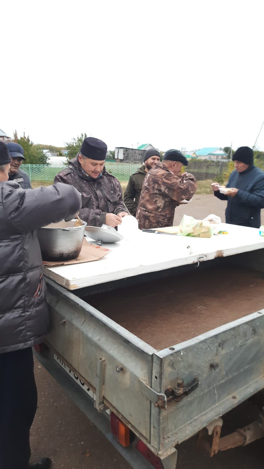 Актанышта яңа зиратта бүген дә өмә оештырылды