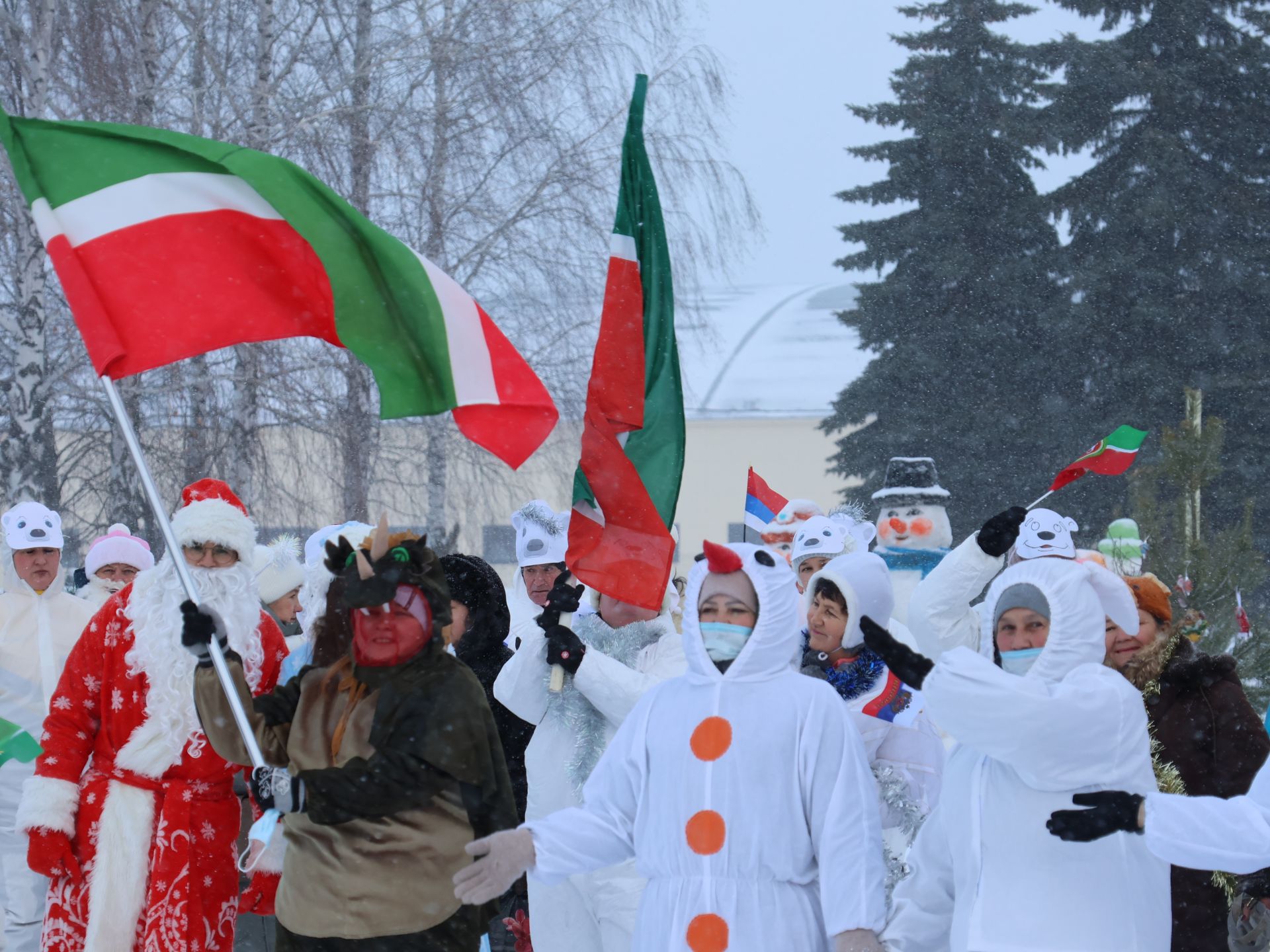 Хуш киләсең, Яңа ел: Актанышның төп Яңа ел бәйрәменнән безнең репортаж