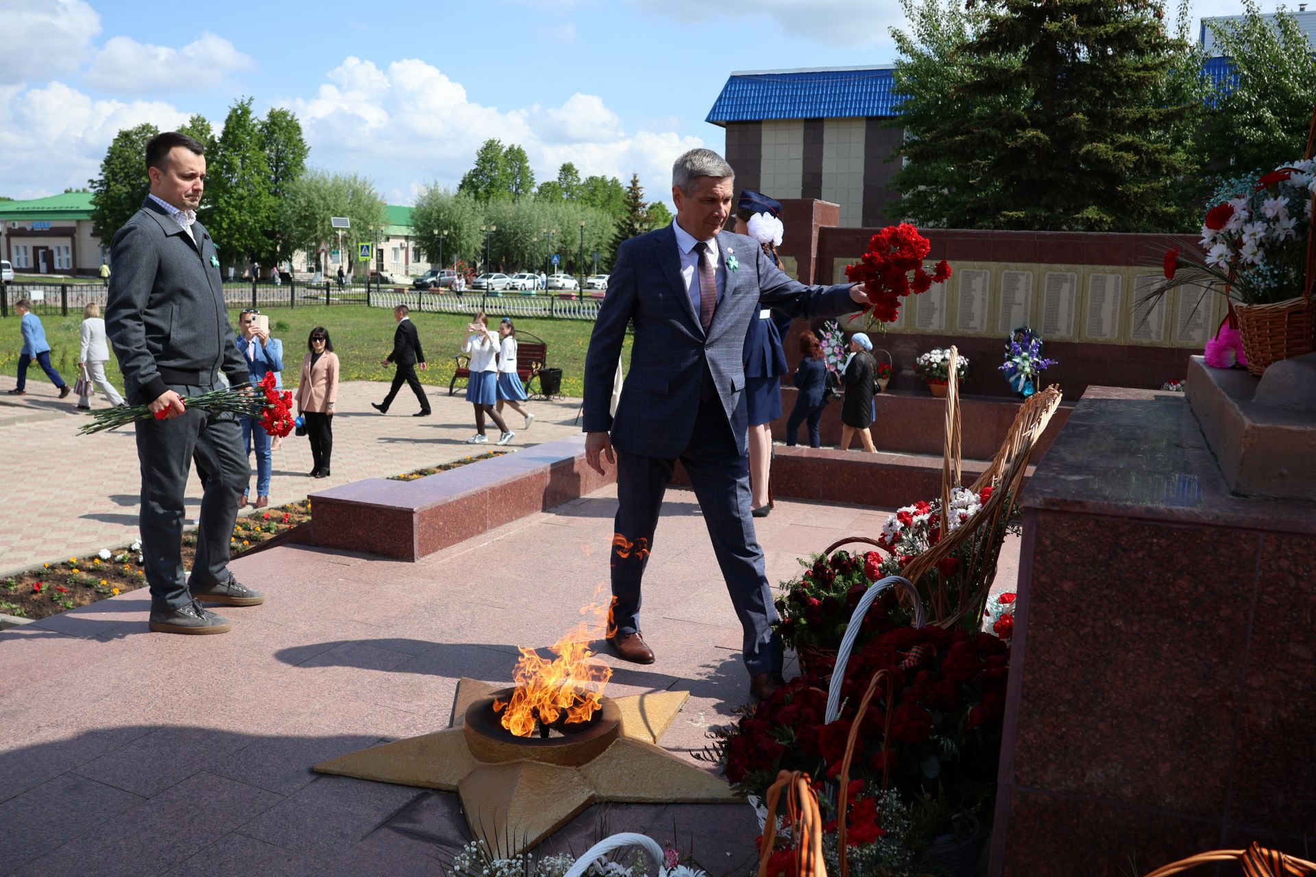 Актанышка «Алдынгылар хәрәкәте»нең Татарстан бүлекчәсе җитәкчесе Тимур Сөләйманов килде (фотолар)