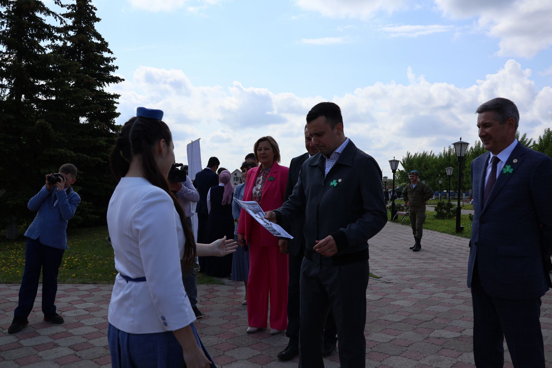 Актанышка «Алдынгылар хәрәкәте»нең Татарстан бүлекчәсе җитәкчесе Тимур Сөләйманов килде (фотолар)