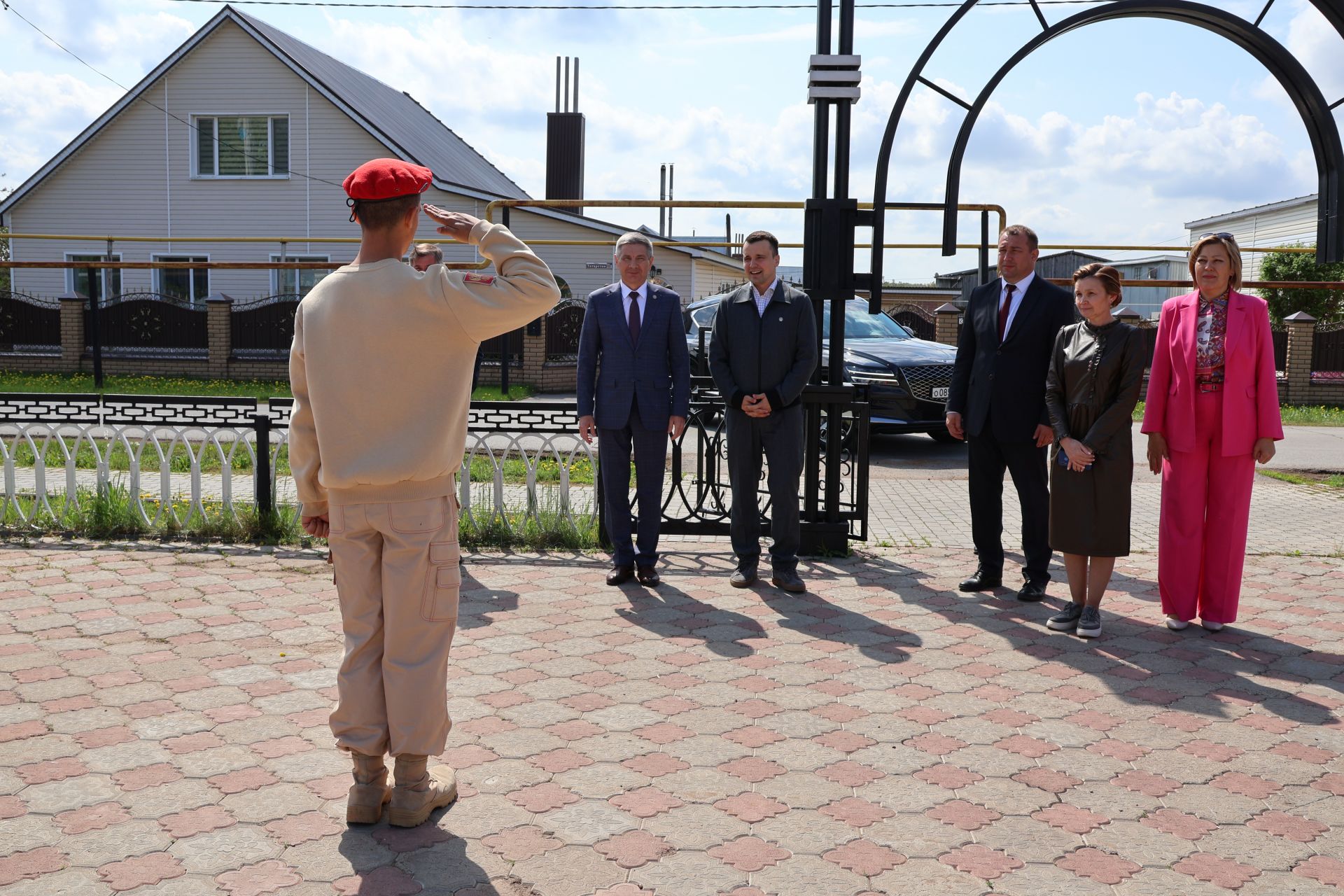 Актанышка «Алдынгылар хәрәкәте»нең Татарстан бүлекчәсе җитәкчесе Тимур Сөләйманов килде (фотолар)