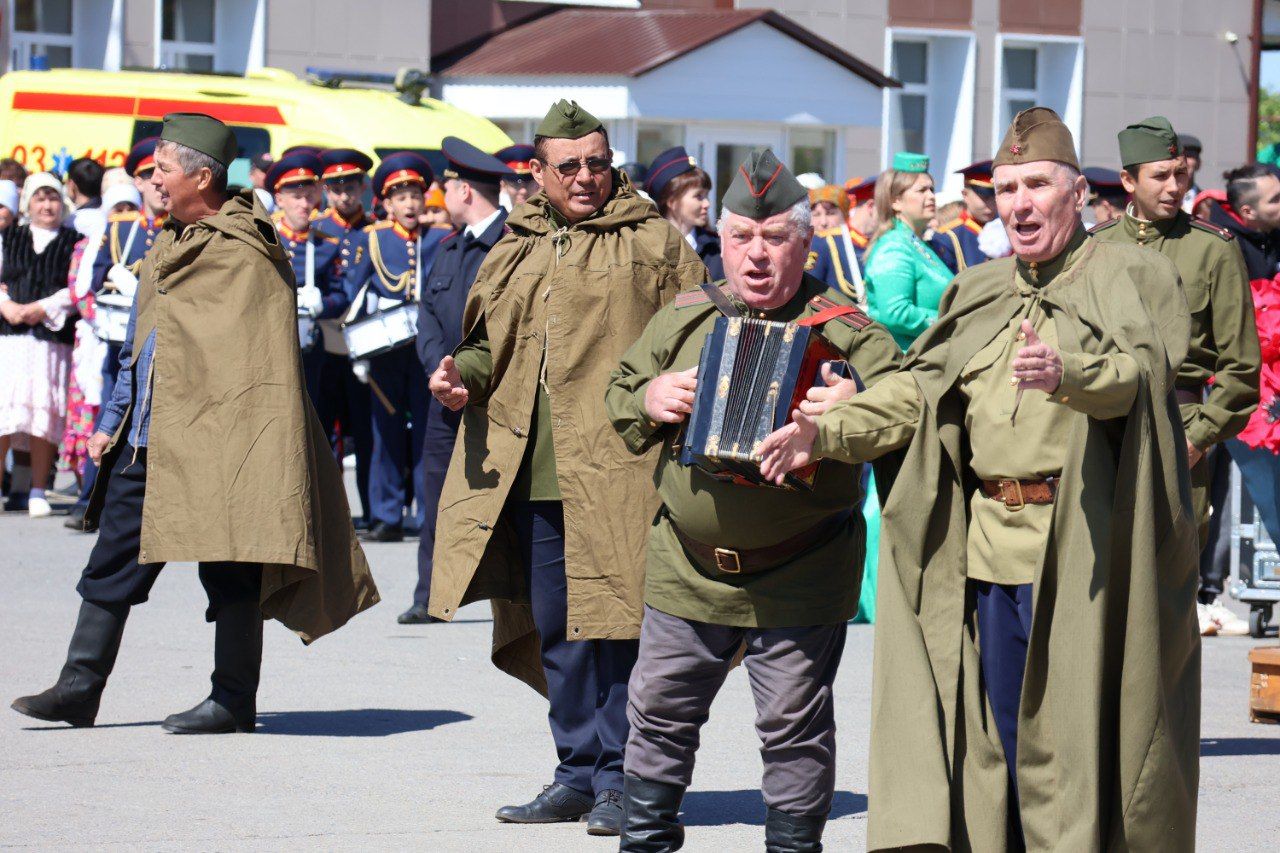 Горурлыгыбыз чиксез: Актанышта Бөек Җиңү бәйрәме