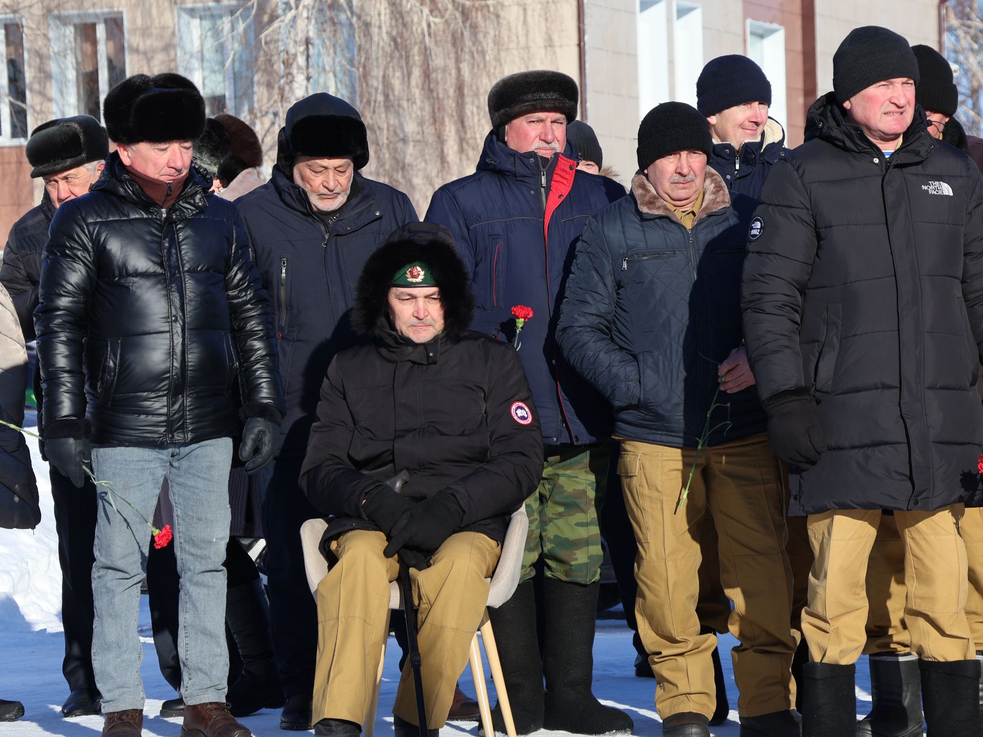 Районыбызның Җиңү паркында Әфганстаннан Совет гаскәрләре чыгарылуга 35 ел тулуга багышланган тантаналы митинг узды