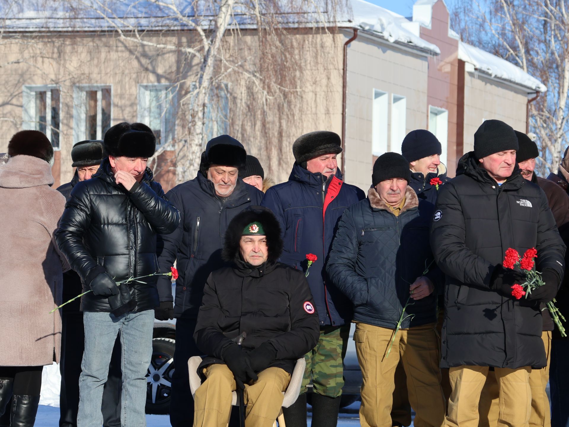 Районыбызның Җиңү паркында Әфганстаннан Совет гаскәрләре чыгарылуга 35 ел тулуга багышланган тантаналы митинг узды