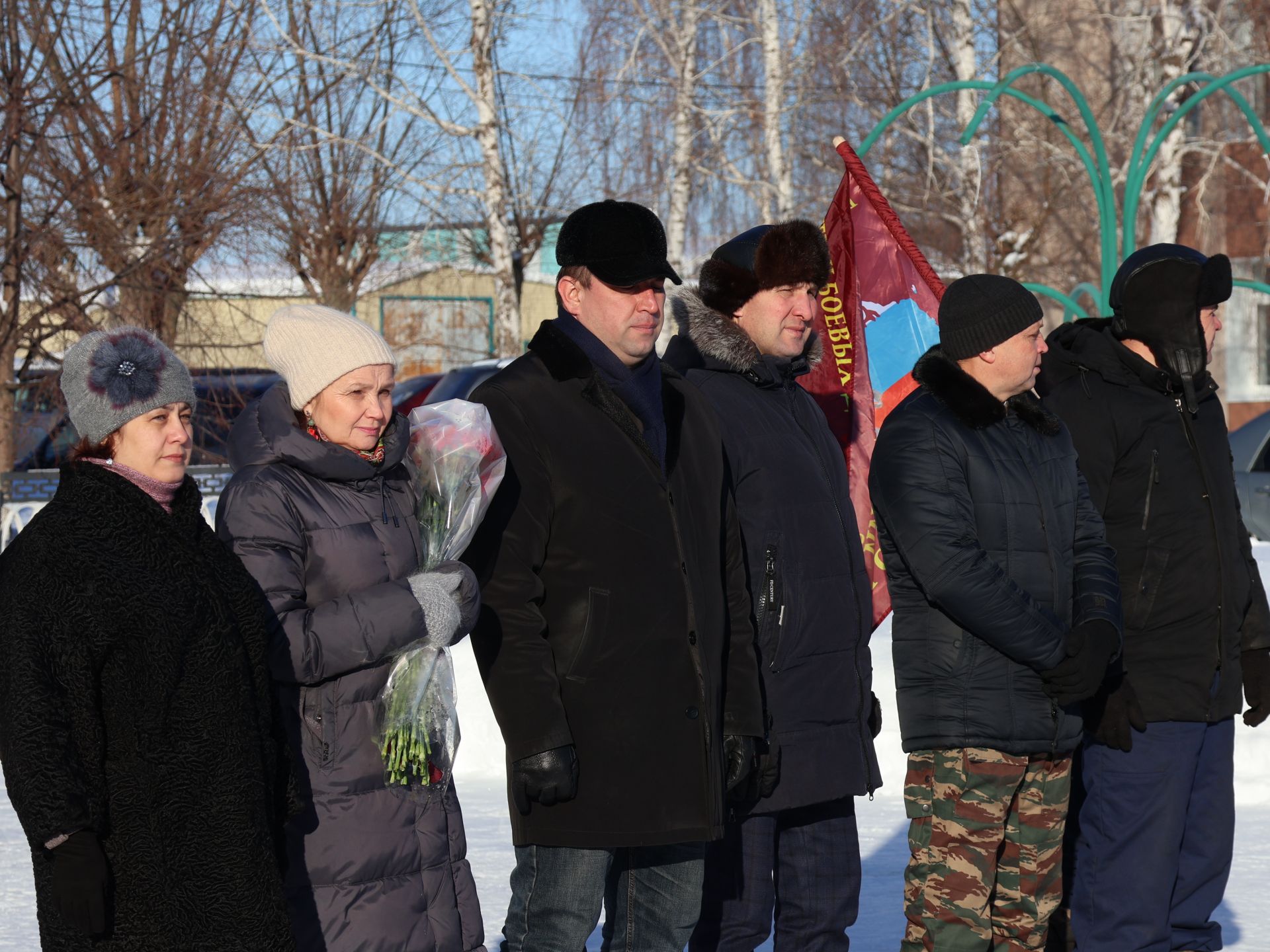 Районыбызның Җиңү паркында Әфганстаннан Совет гаскәрләре чыгарылуга 35 ел тулуга багышланган тантаналы митинг узды