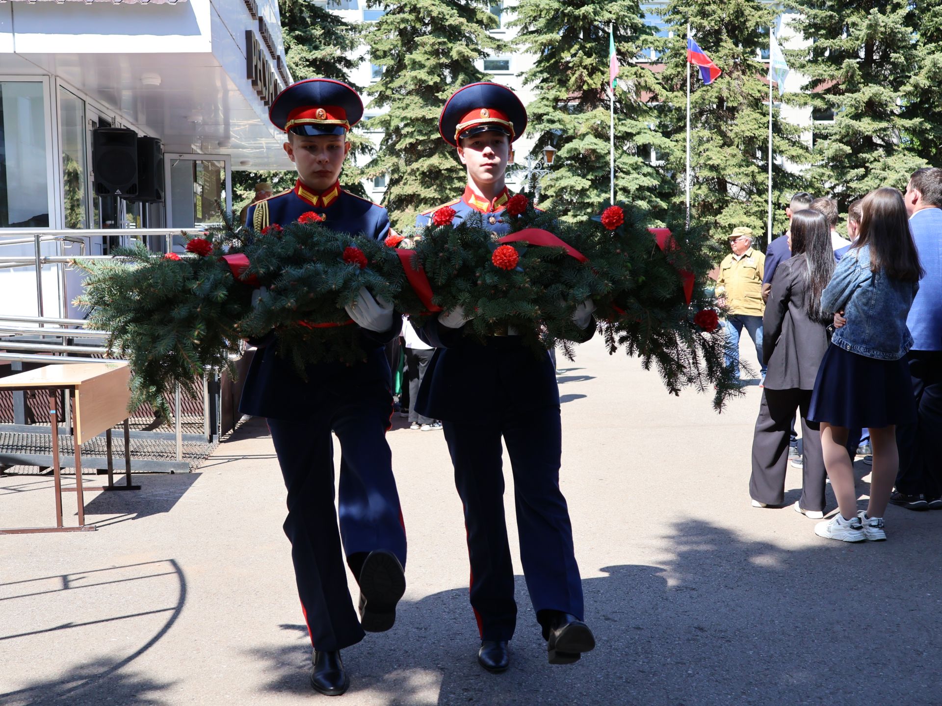 Технология техникумында «Батырлар аллеясы» ачылды