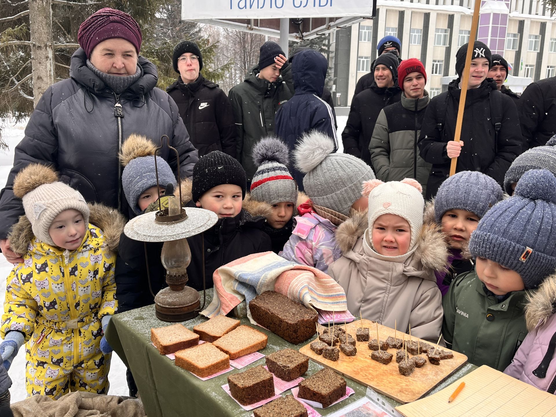 Актанышта «Блокада икмәге» Бөтенроссия акциясе узды