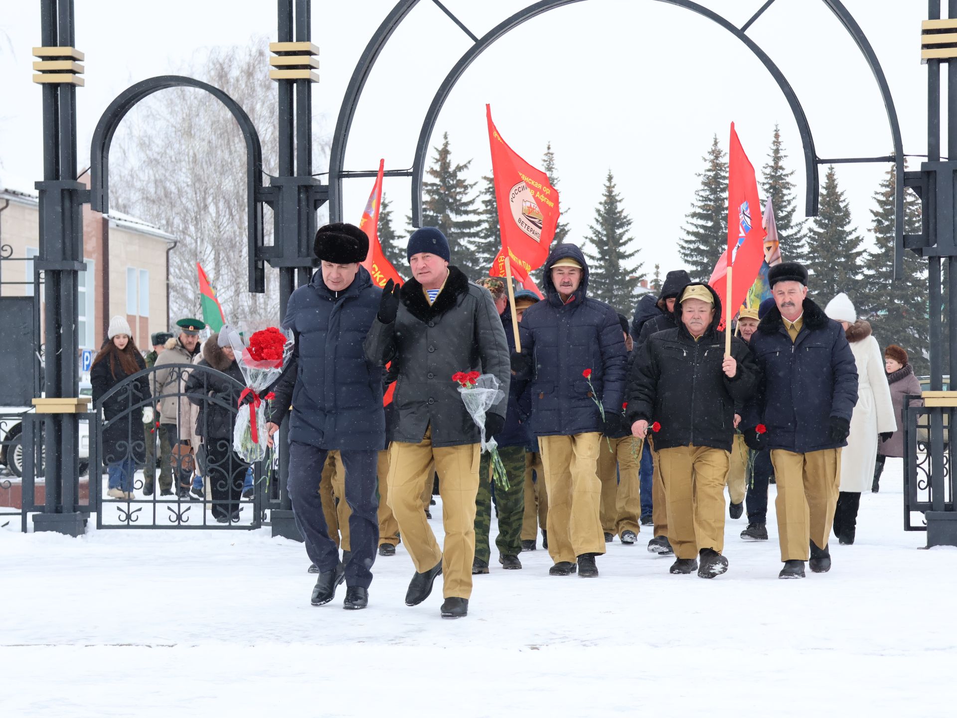 Актанышта Әфганстан батырларын хөрмәтләделәр