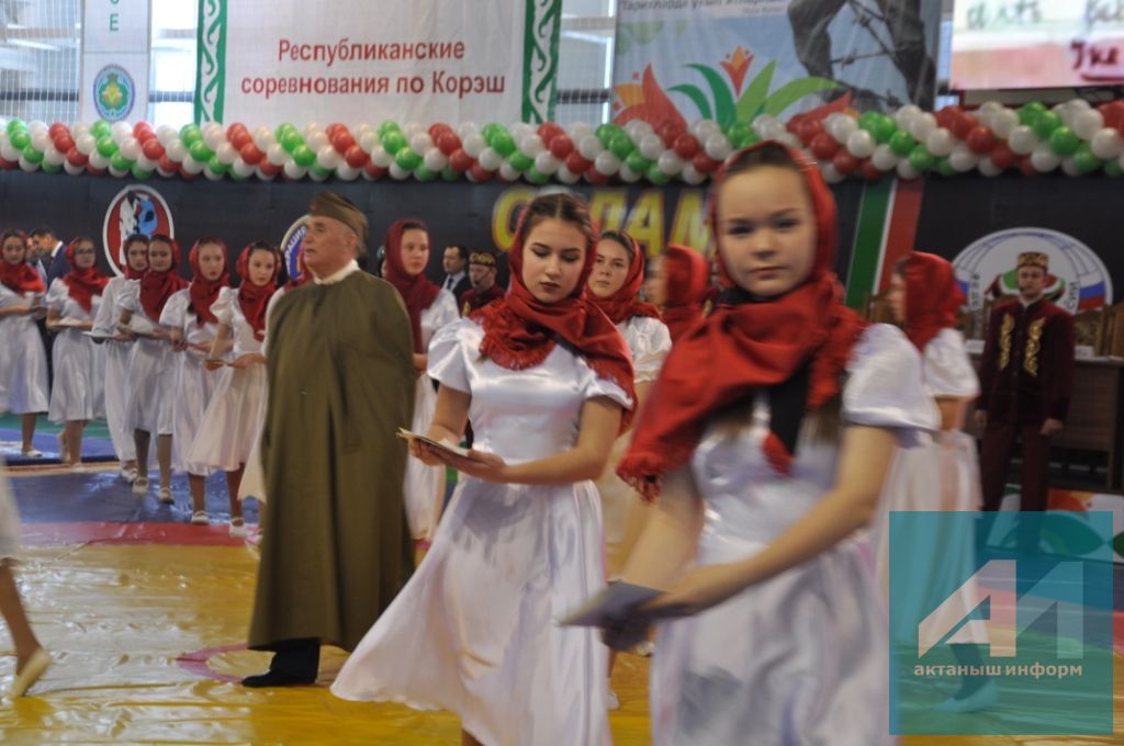 Актанышта М.Җәлил истәлегенә гамәлләштерелгән  көрәш турниры башланды