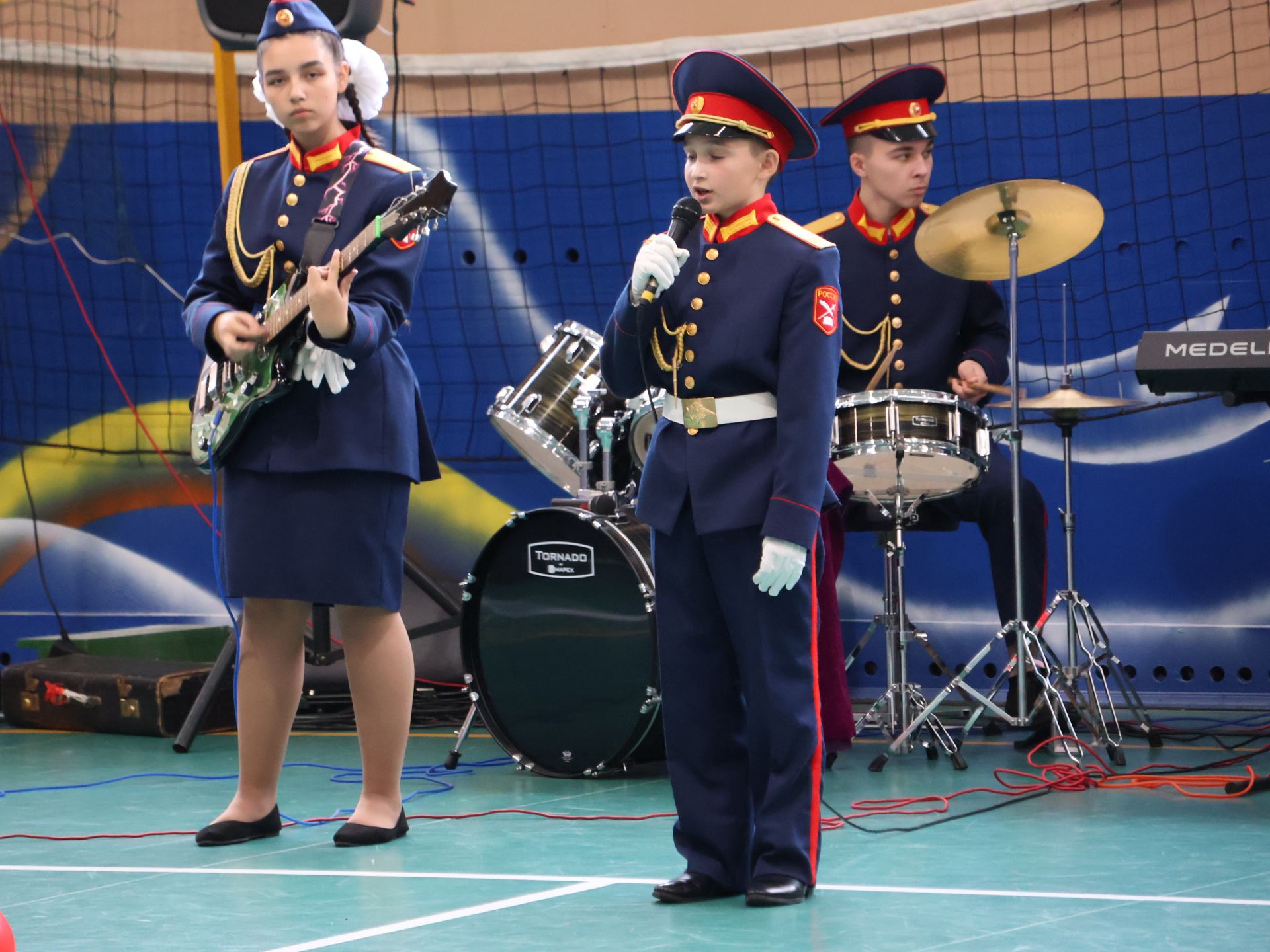 Советлар Союзы Герое Хәсән Заманов исемендәге кадет мәктәбендә ант кабул итү тантанасы