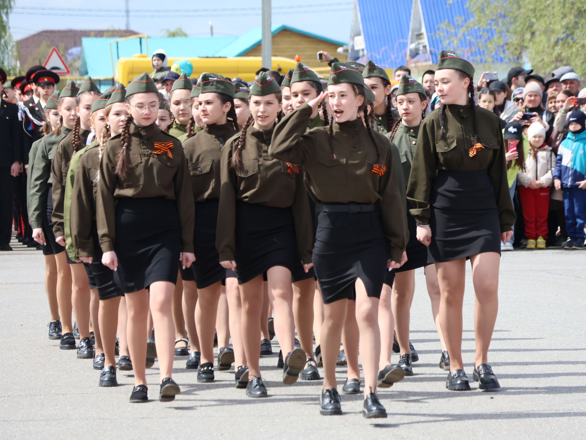 Бөек Җиңүгә 79 ел: Актанышта "Хәтер кайтавазы" бәйрәм тантанасыннан фоторепортаж