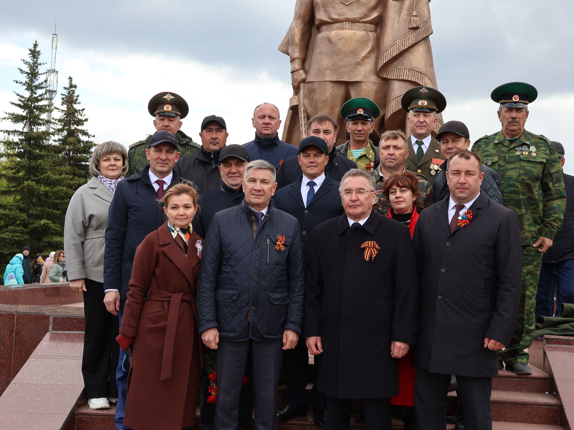 Бөек Җиңүгә 79 ел: Актанышта "Хәтер кайтавазы" бәйрәм тантанасыннан фоторепортаж