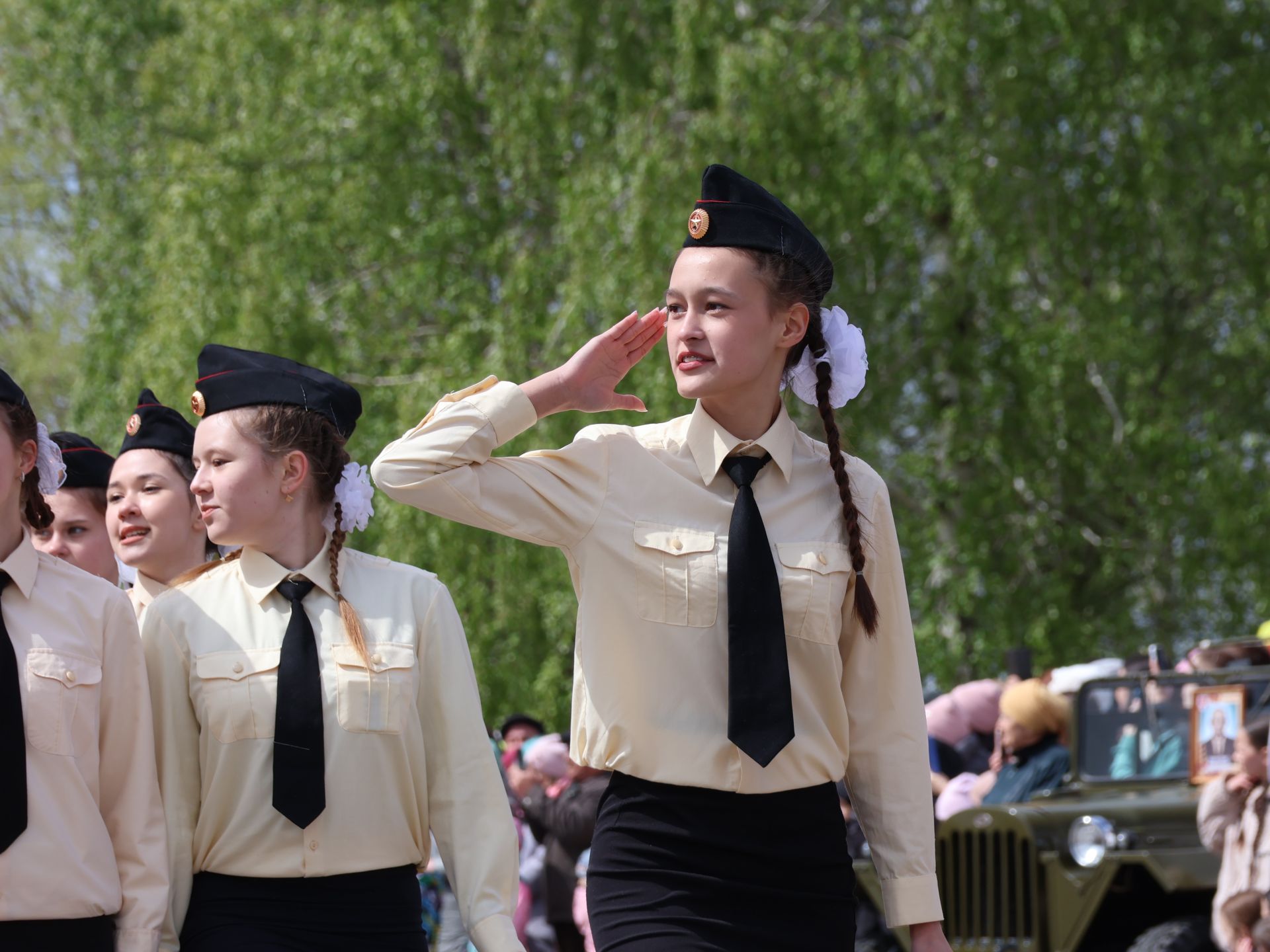 Бөек Җиңүгә 79 ел: Актанышта "Хәтер кайтавазы" бәйрәм тантанасыннан фоторепортаж