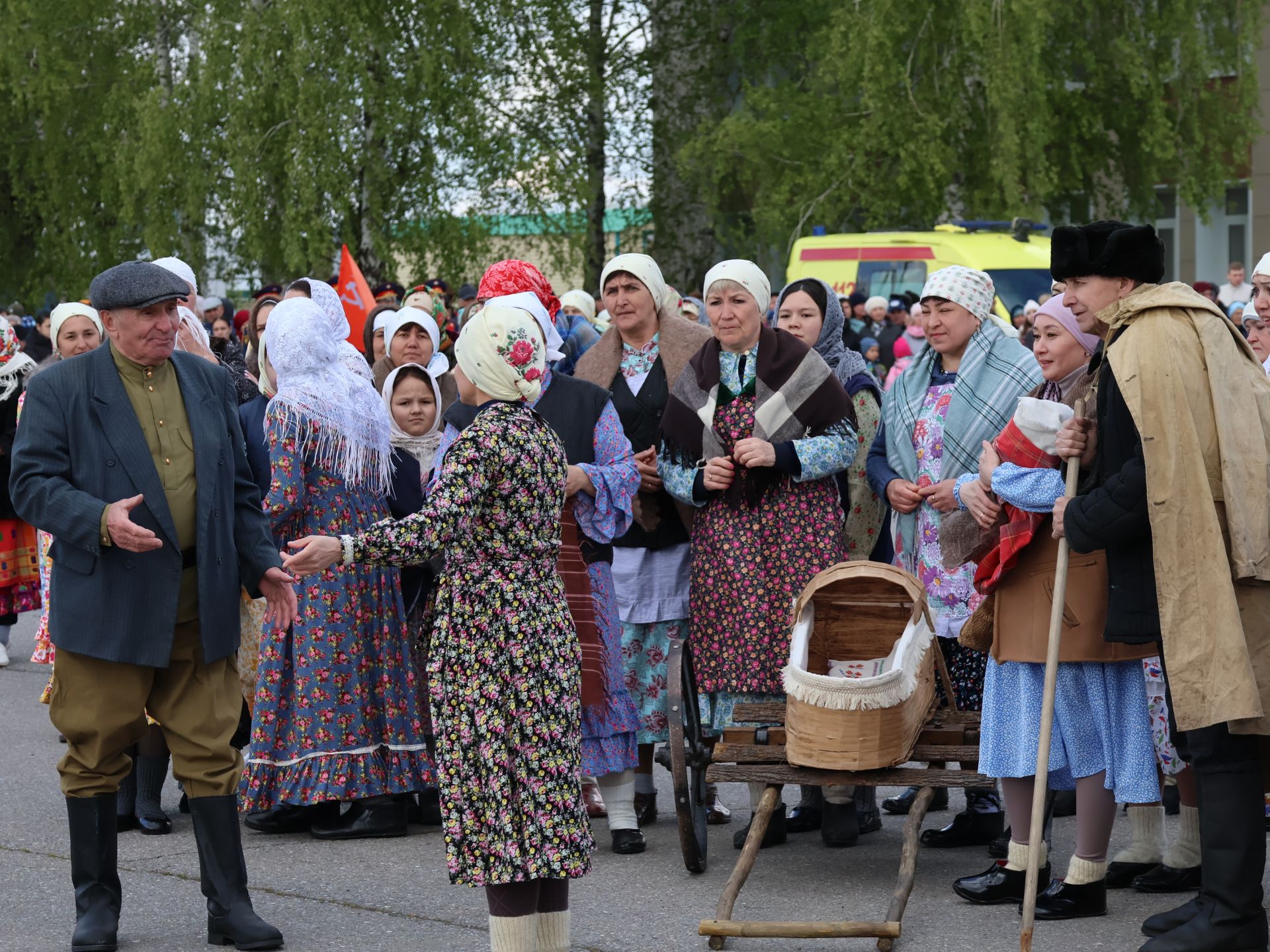 Бөек Җиңүгә 79 ел: Актанышта "Хәтер кайтавазы" бәйрәм тантанасыннан фоторепортаж