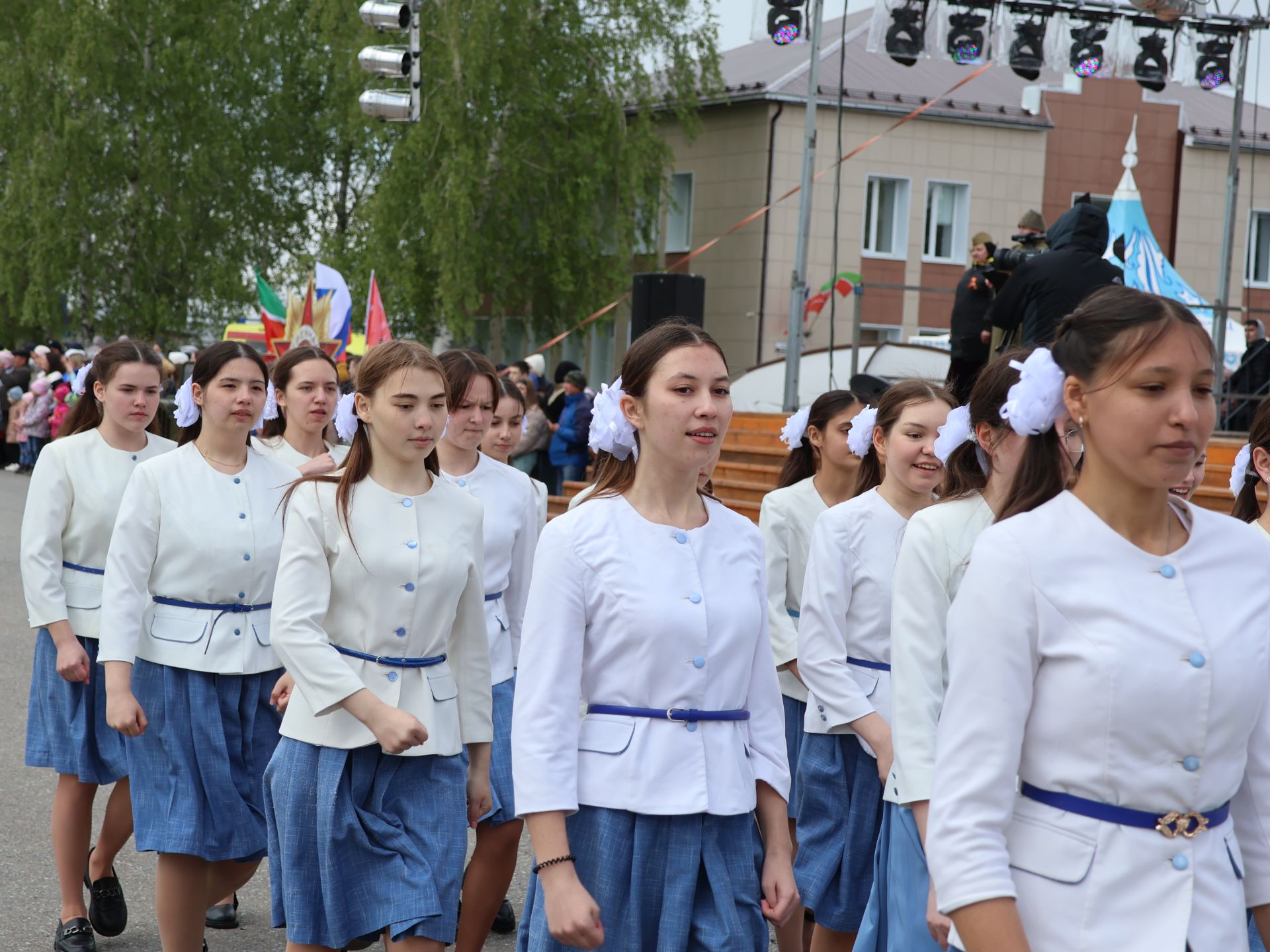 Бөек Җиңүгә 79 ел: Актанышта "Хәтер кайтавазы" бәйрәм тантанасыннан фоторепортаж