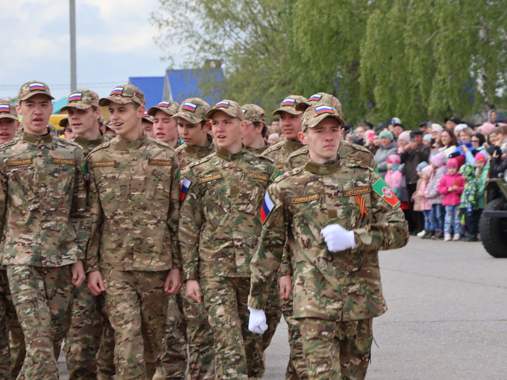 Бөек Җиңүгә 79 ел: Актанышта "Хәтер кайтавазы" бәйрәм тантанасыннан фоторепортаж