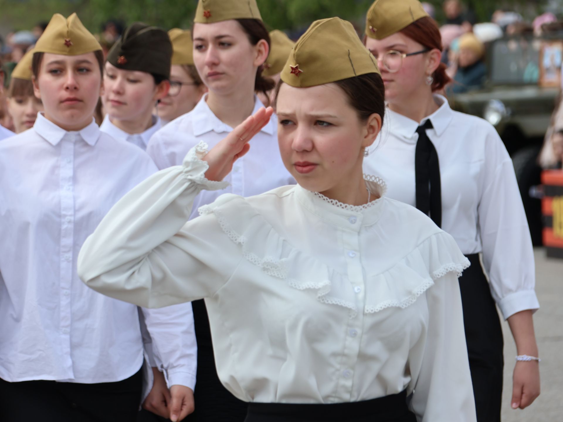 Бөек Җиңүгә 79 ел: Актанышта "Хәтер кайтавазы" бәйрәм тантанасыннан фоторепортаж