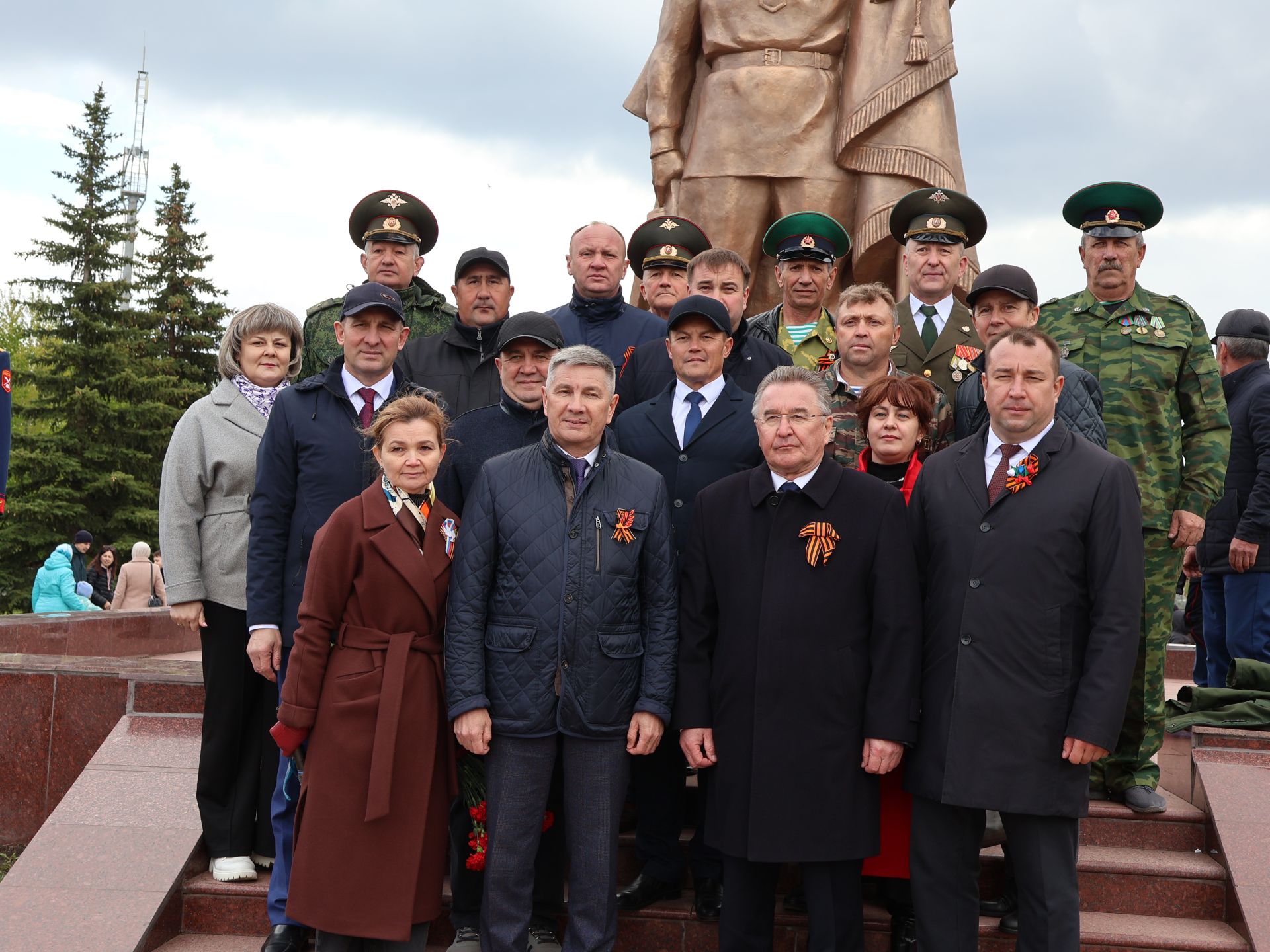 Бөек Җиңүгә 79 ел: Актанышта "Хәтер кайтавазы" бәйрәм тантанасыннан фоторепортаж