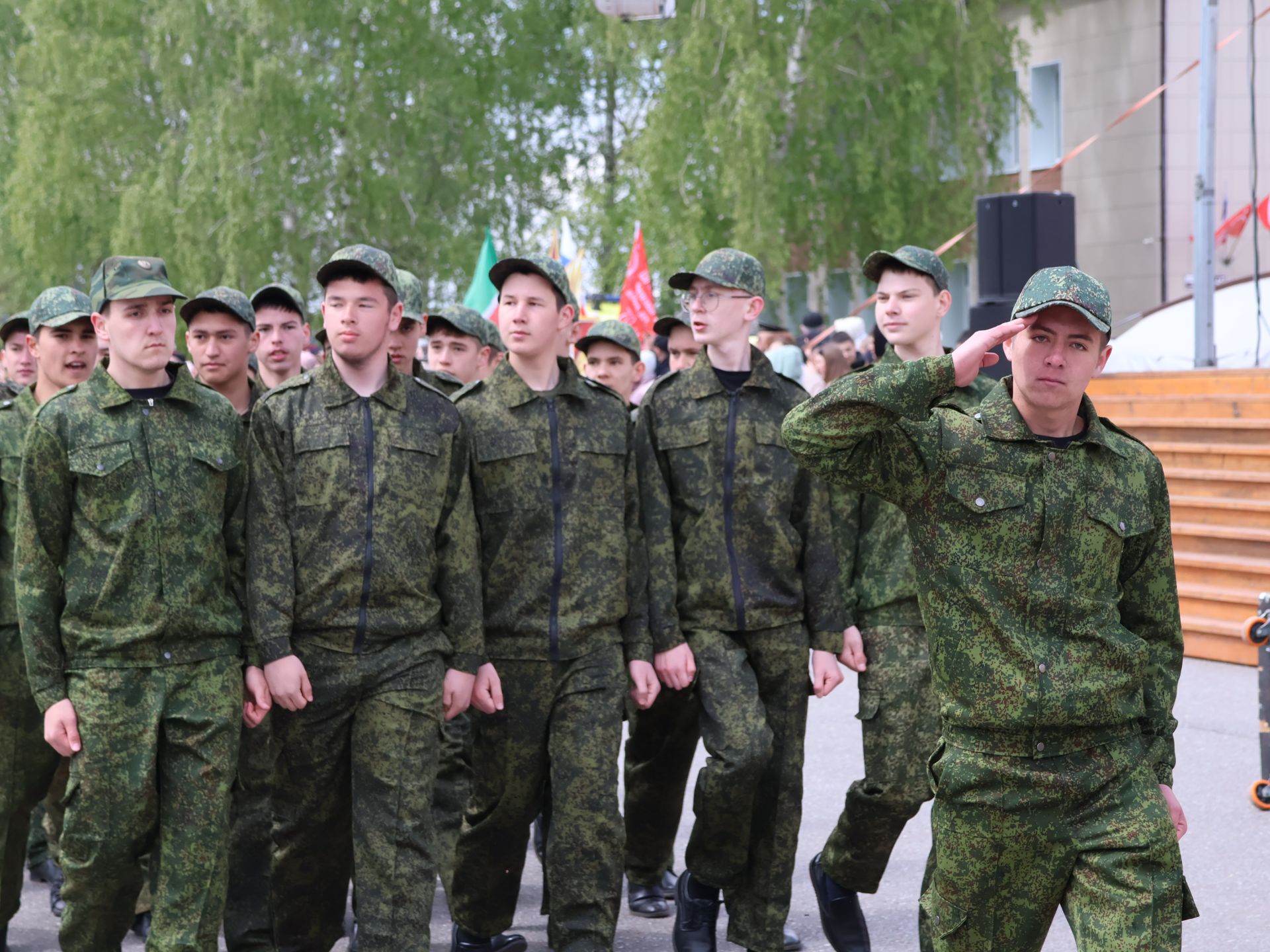 Бөек Җиңүгә 79 ел: Актанышта "Хәтер кайтавазы" бәйрәм тантанасыннан фоторепортаж