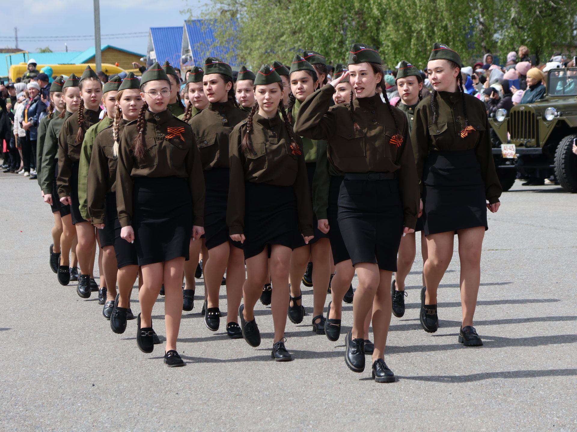 Бөек Җиңүгә 79 ел: Актанышта "Хәтер кайтавазы" бәйрәм тантанасыннан фоторепортаж