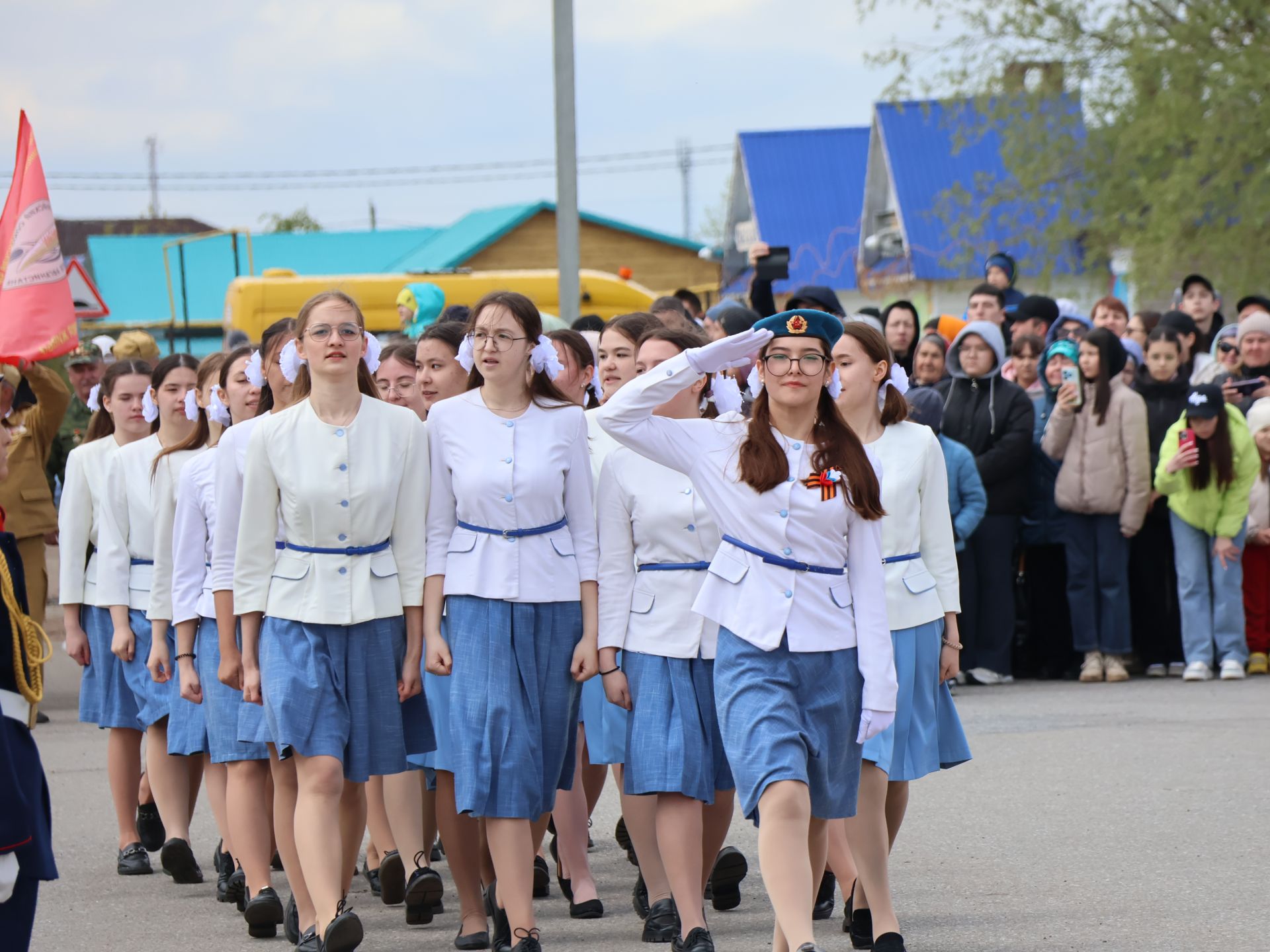 Бөек Җиңүгә 79 ел: Актанышта "Хәтер кайтавазы" бәйрәм тантанасыннан фоторепортаж