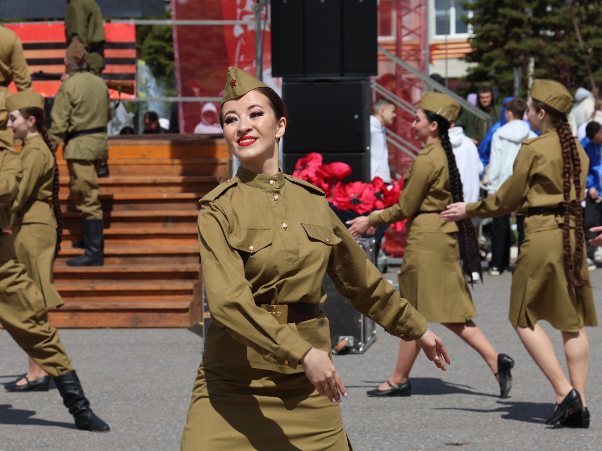 Бөек Җиңүгә 79 ел: Актанышта "Хәтер кайтавазы" бәйрәм тантанасыннан фоторепортаж