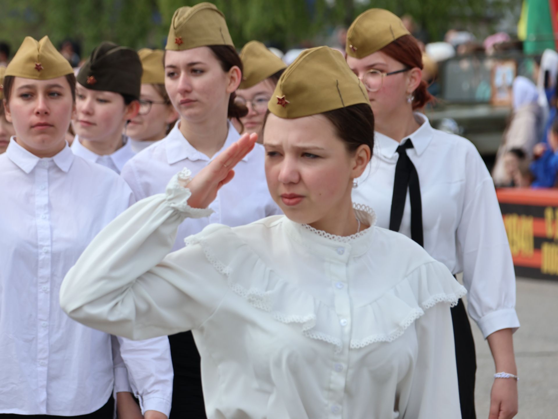 Бөек Җиңүгә 79 ел: Актанышта "Хәтер кайтавазы" бәйрәм тантанасыннан фоторепортаж