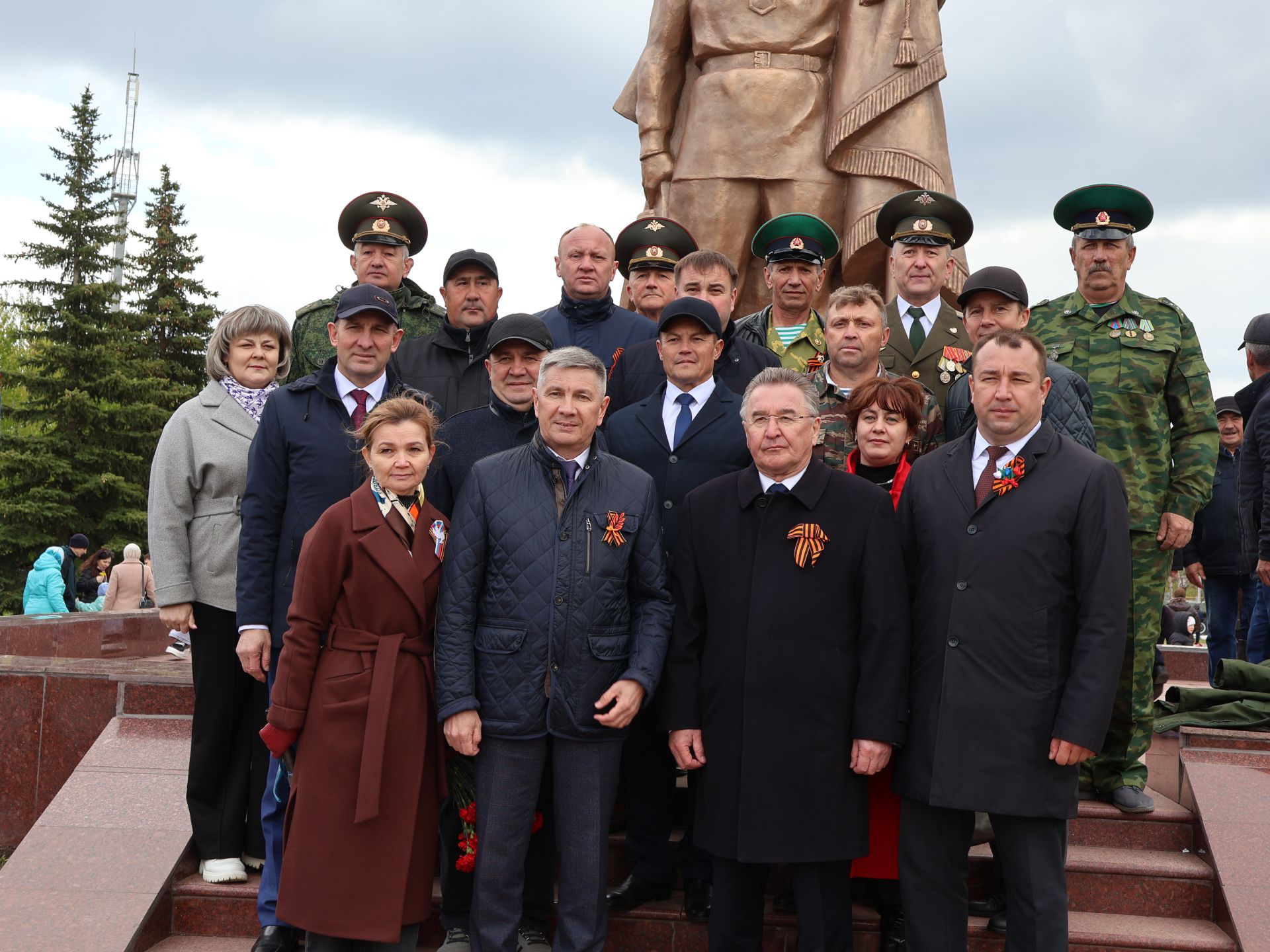 Бөек Җиңүгә 79 ел: Актанышта "Хәтер кайтавазы" бәйрәм тантанасыннан фоторепортаж