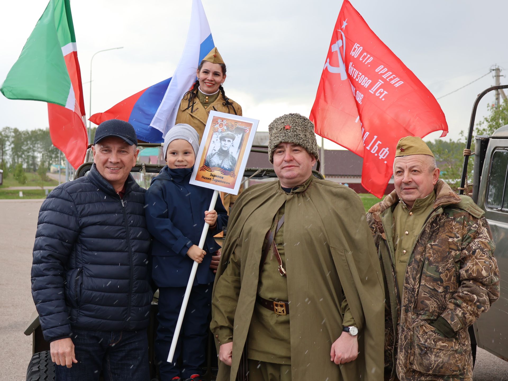 Бөек Җиңүгә 79 ел: Актанышта "Хәтер кайтавазы" бәйрәм тантанасыннан фоторепортаж