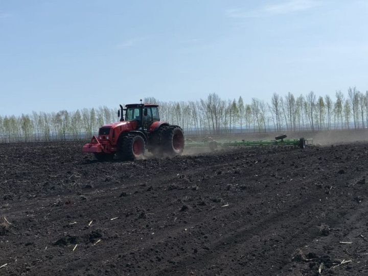 Актаныш районында 24 апрель көненә 1742 гектар мәйданда чәчү эшләре башкарылды