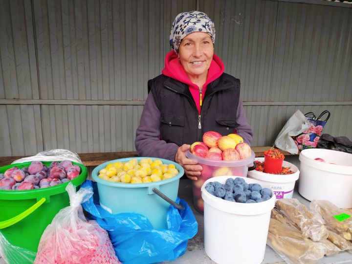 АКТАНЫШ БАЗАРЫНДА: Кипкән шомырт, башкорт балы, сыла, ачы борыч - барысы да табигать һәм бакча нигъмәте