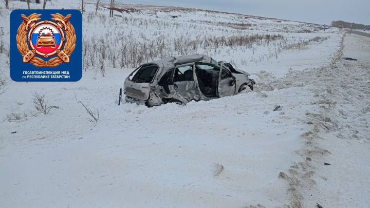 Актаныш районында Лада автомобиле ГАЗель автомобиле белән бәрелешеп йөртүчесе һәлак булган